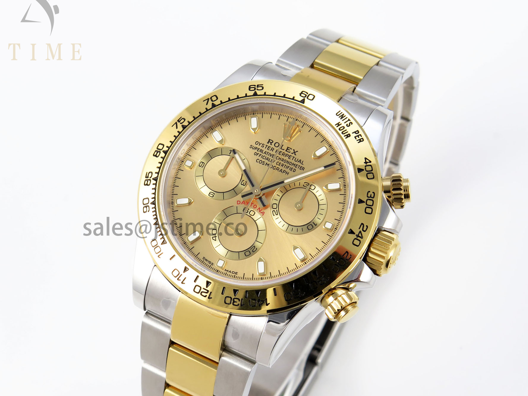 Daytona 116508 KING 1:1 BEST EDITION YG DIAL ON SS/YG BRACELET SA4130