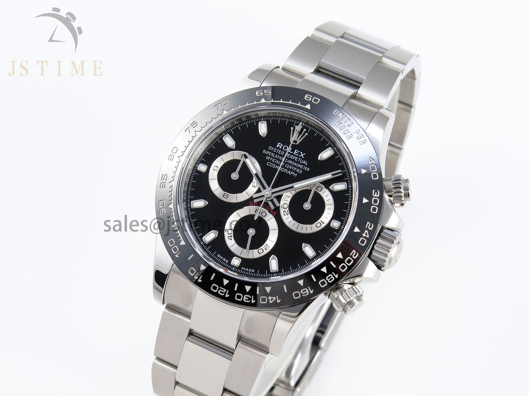 DAYTONA 116500 APSF 1:1 BEST EDITION BLACK DIAL ON SS BRACELET SH4130