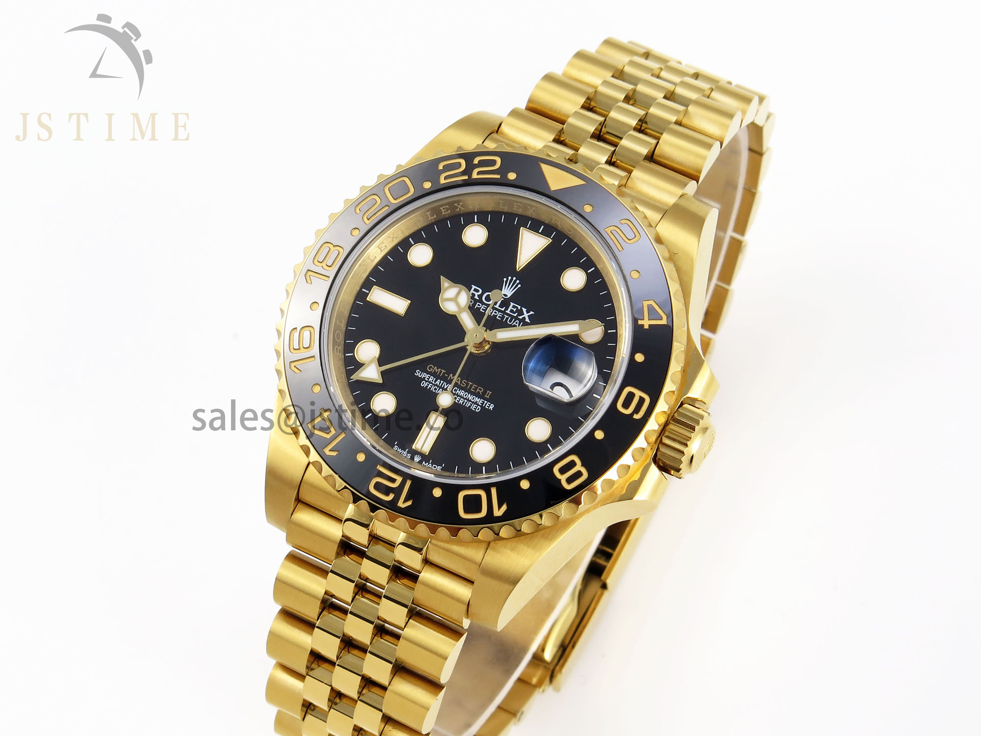 GMT MASTER II 126718 APF 1:1 BEST EDITION BLACK DIAL ON JUBILEE BRACELET VR3285 CHS