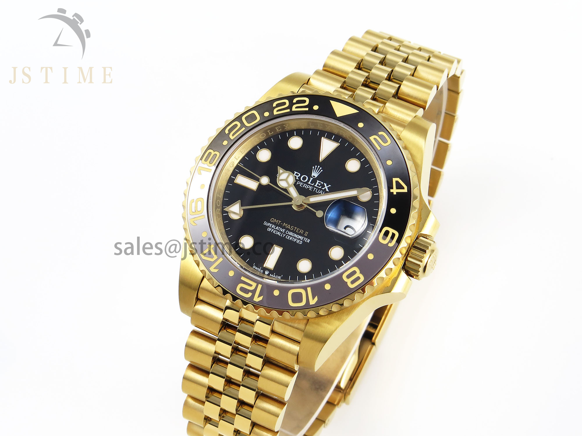 GMT Master II 126718 YG/YG APF 1:1 Best Edition Black Dial on Jubilee Bracelet VR3285 CHS