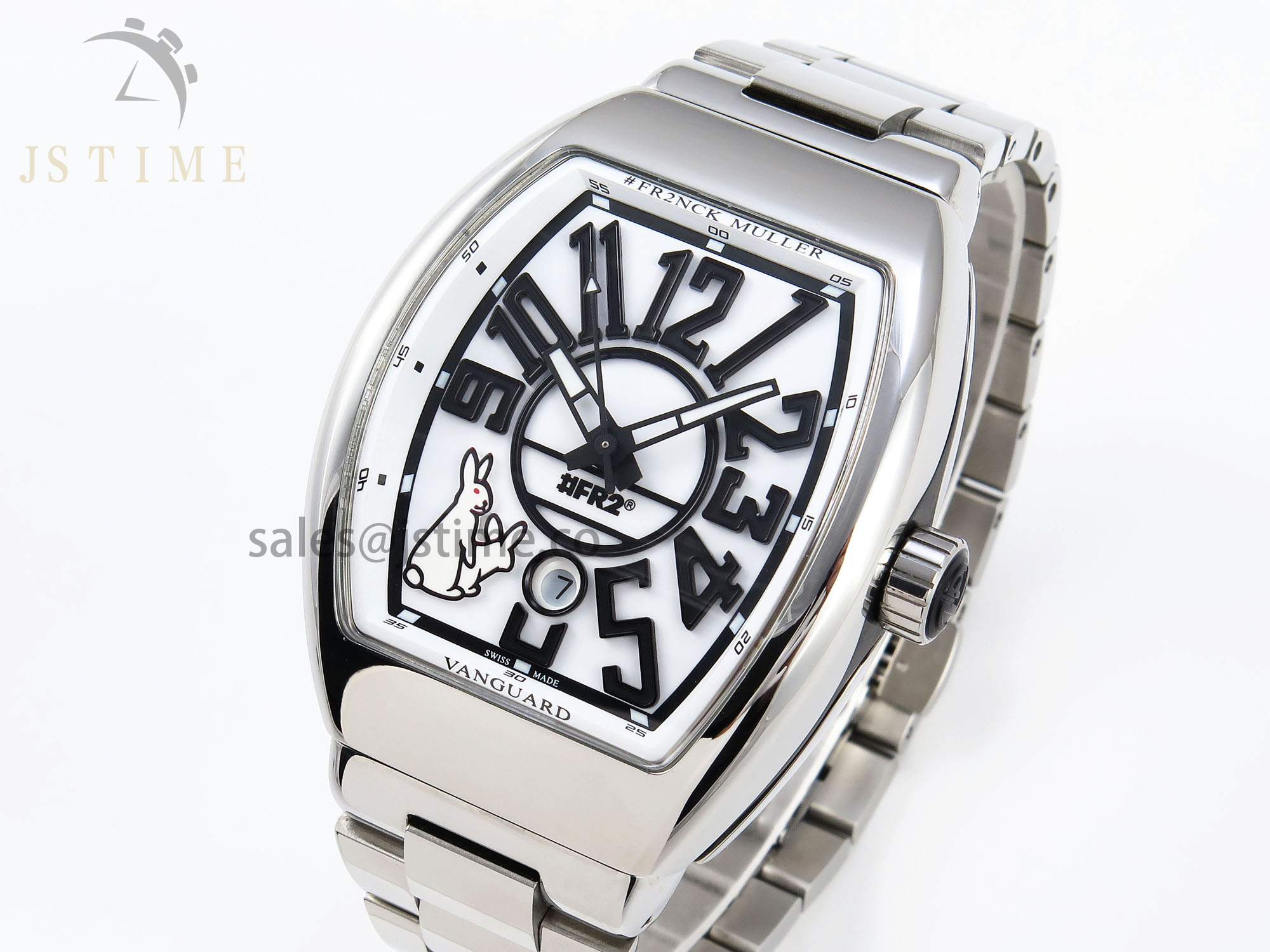 Vanguard SS ABF Best Edition White Dial on SS Bracelet A2824