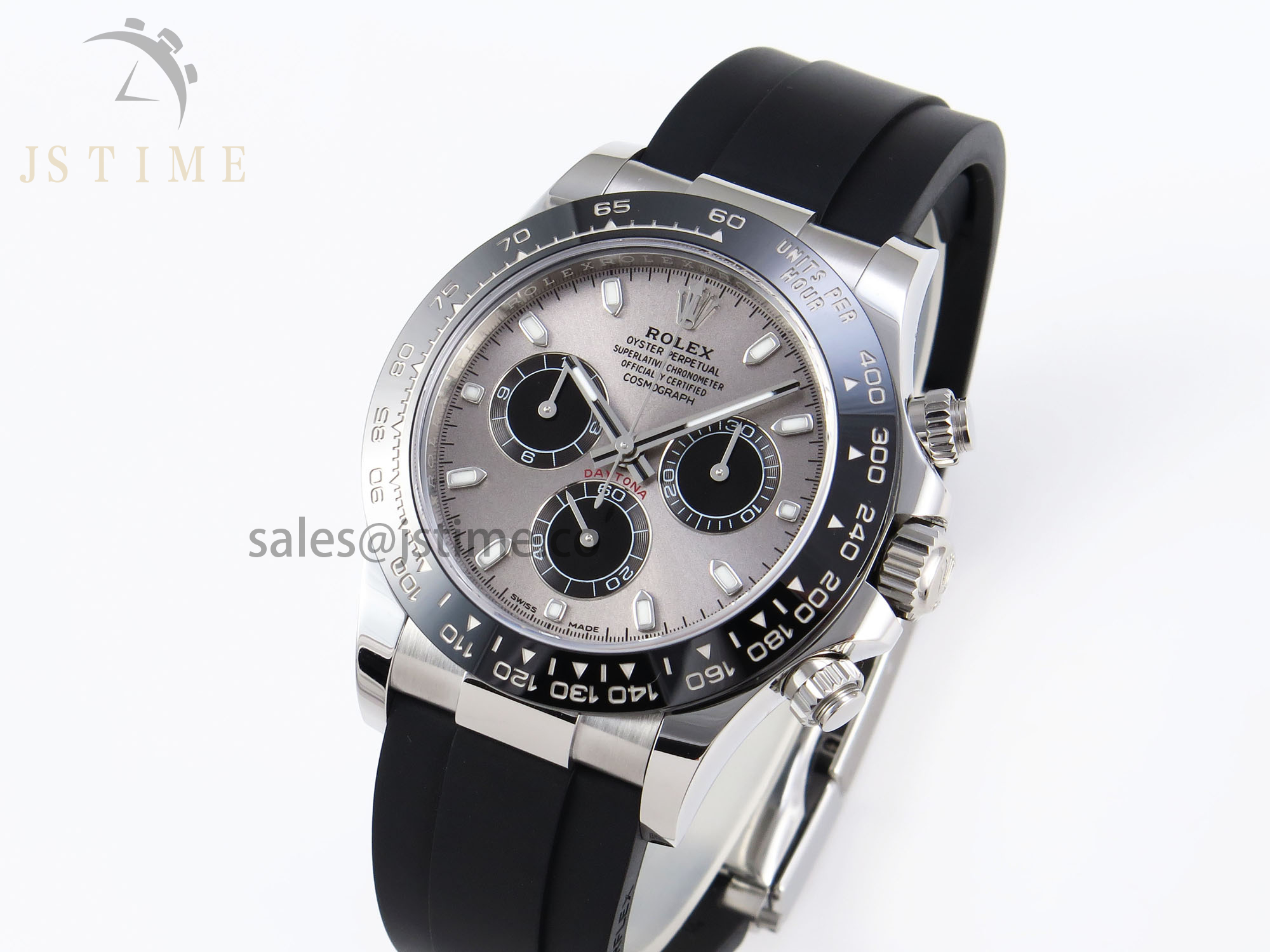 Daytona 116519 APSF 1:1 Best Edition Gray Dial on Oysterflex Rubber Strap SH4130