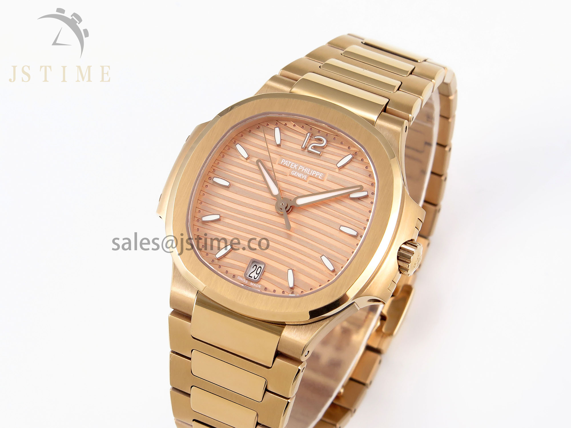 NAUTILUS 7118 LADIES RG PPF 1:1 BEST EDITION RG DIAL ON RG BRACELET 324CS