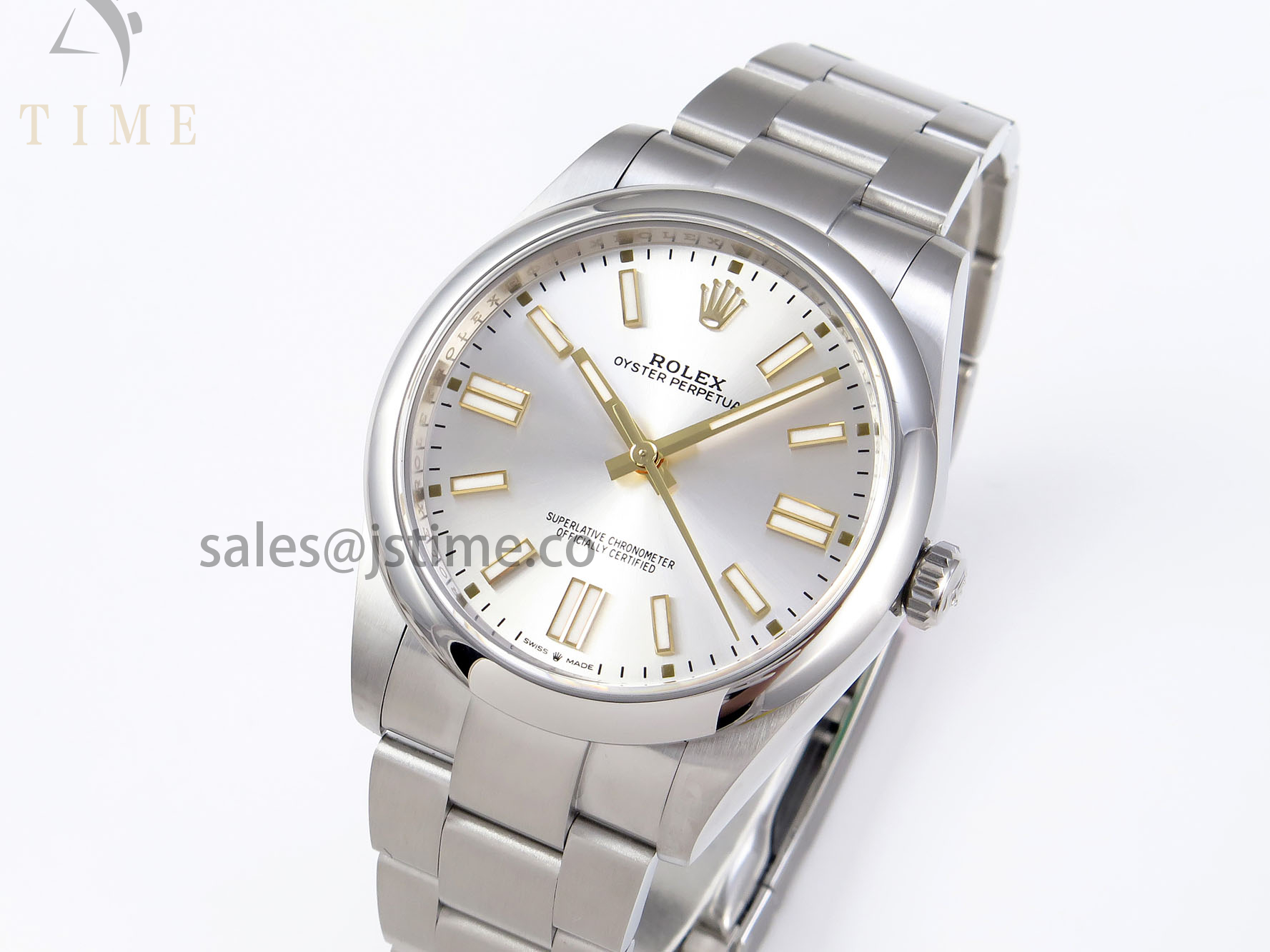 Oyster Perpetual 124300 41mm VSF 1:1 Best Edition 904L Steel Silver Dial VS3235