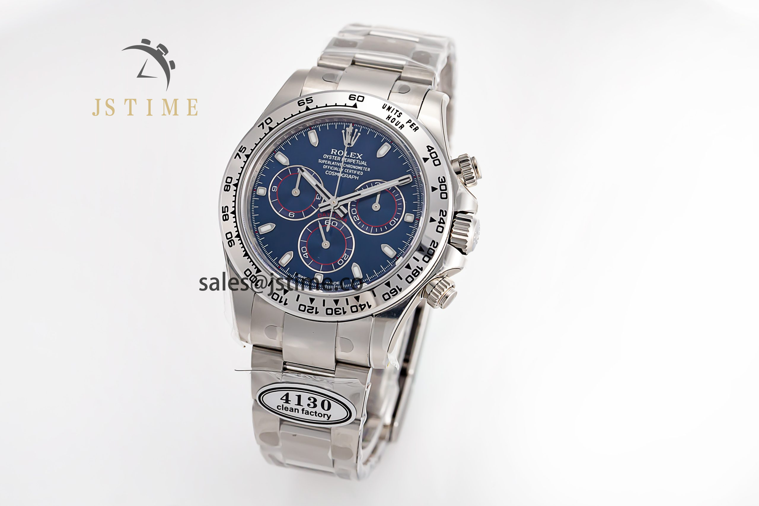 Daytona 116509 SS Clean 1:1 Best Edition Blue Dial on SS Bracelet SA4130