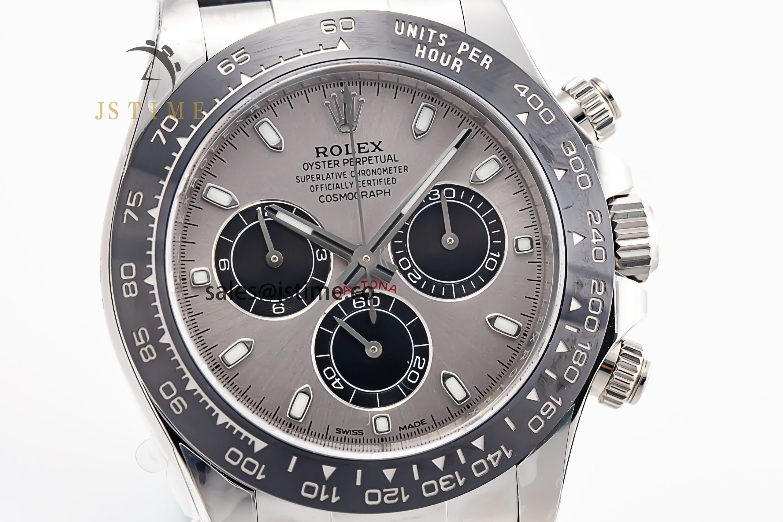 Daytona 116519 Clean Factory 1:1 Best Edition Grey Dial on Oysterflex Rubber Strap SA4130 - Image 4
