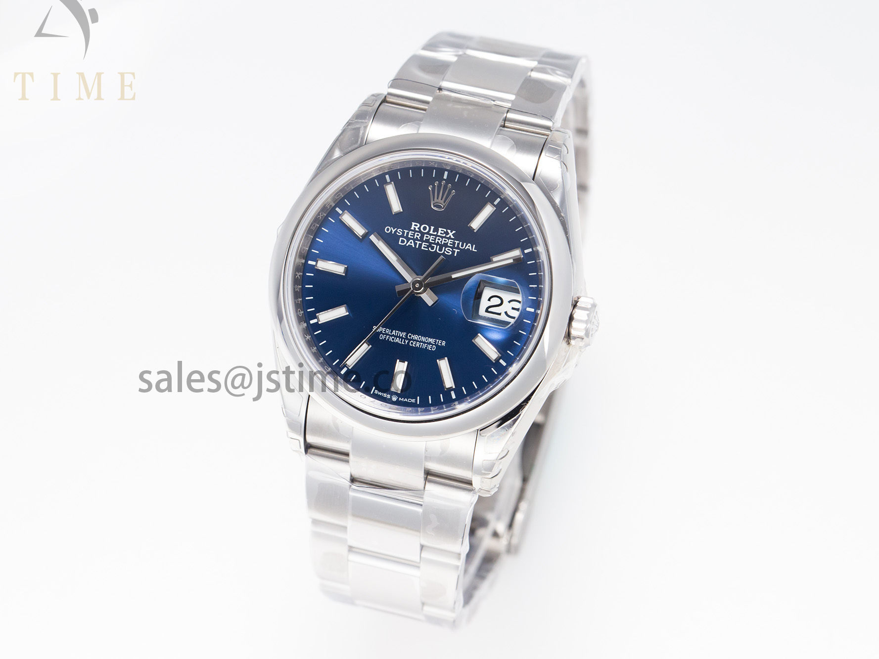 DateJust 41 126330 904L SS VSF 1:1 Best Edition Blue Dial on Bracelet VS3235