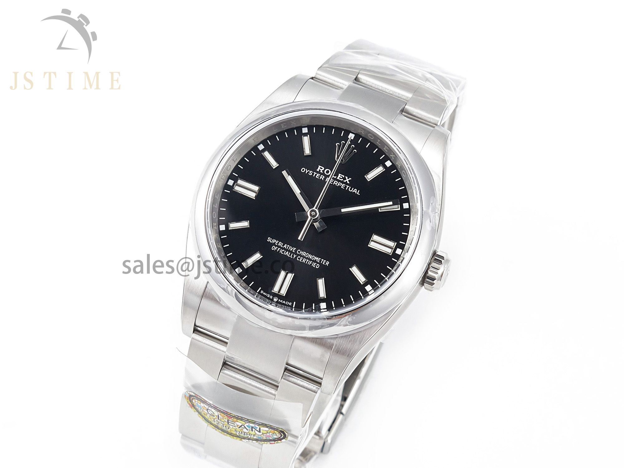 Oyster Perpetual 126000 36mm Clean 1:1 Best Edition 904L Steel Black Dial VR3230