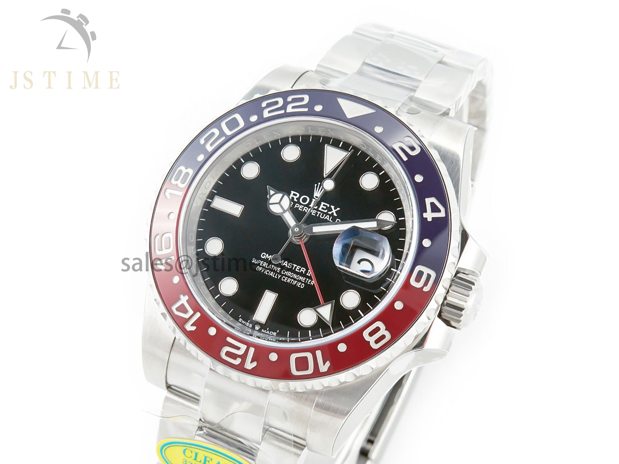 GMT-Master II 126710 BLRO Blue/Red Ceramic Clean Factory Best Edition on Oyster Bracelet DD3285 CHS V2