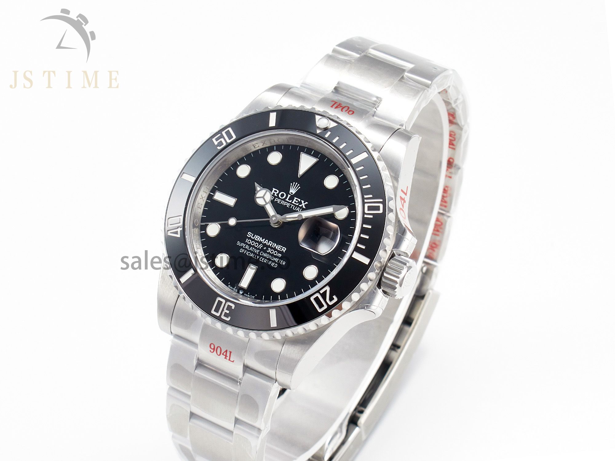 Submariner 126610LN Black 904L Steel GMF 1:1 Best Edition on SS Bracelet VR3235 V3