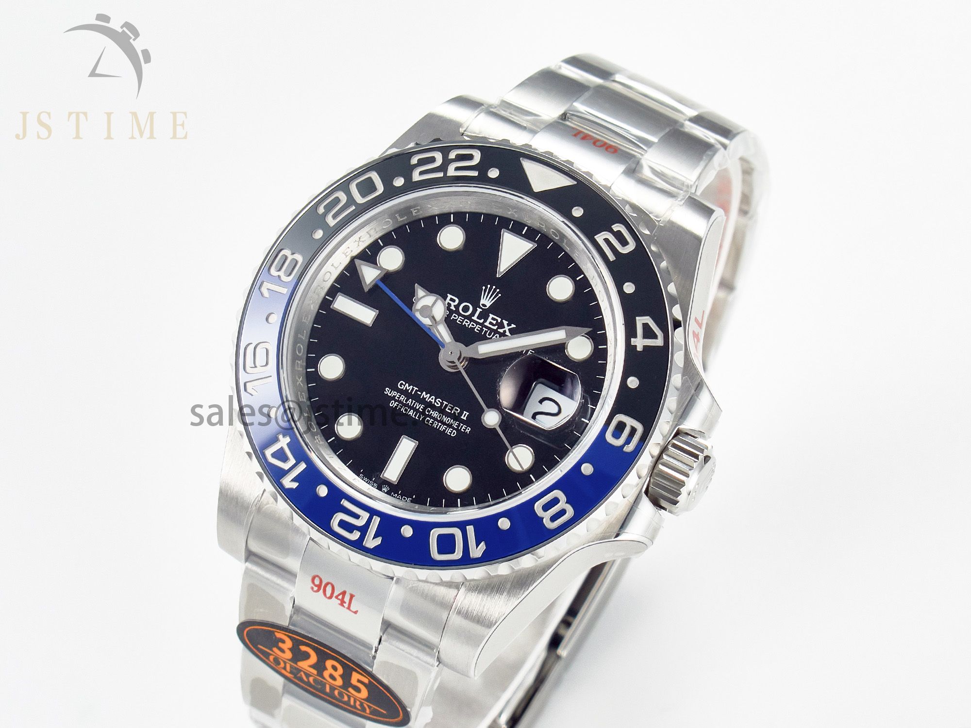 GMT-Master II 126710 BLNR Blue/Black Ceramic QF 1:1 Best Edition on Oyster Bracelet VR3285 CHS