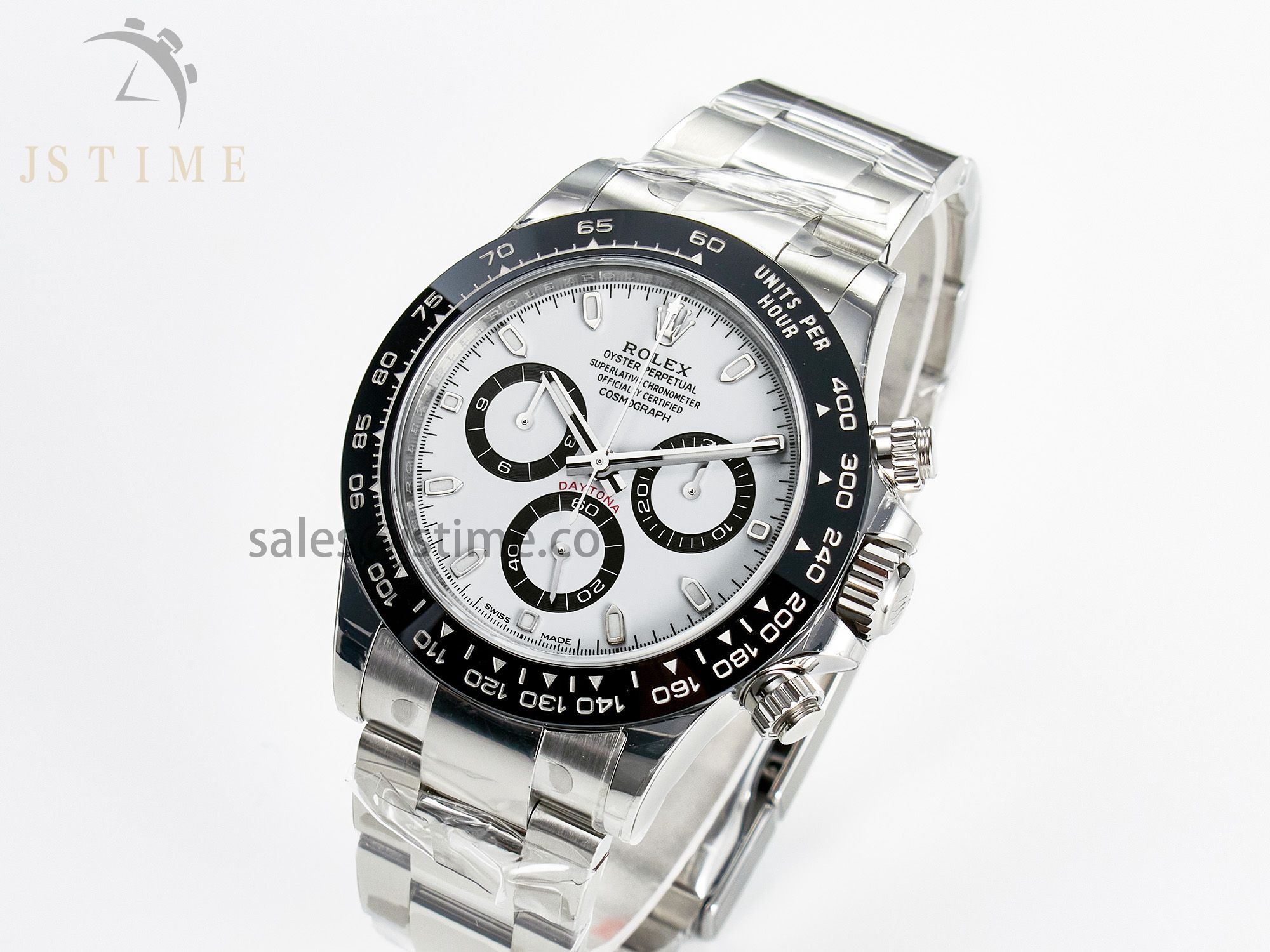 Daytona 116500 VSF 1:1 Best Edition 904L Steel White Dial on SS Braclet DD4130