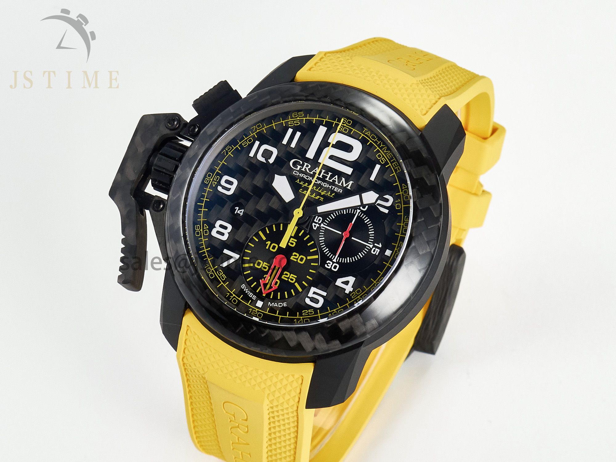 Chronofighter Superlight JKF 1:1 Best Edition on Yellow Rubber Strap A7750