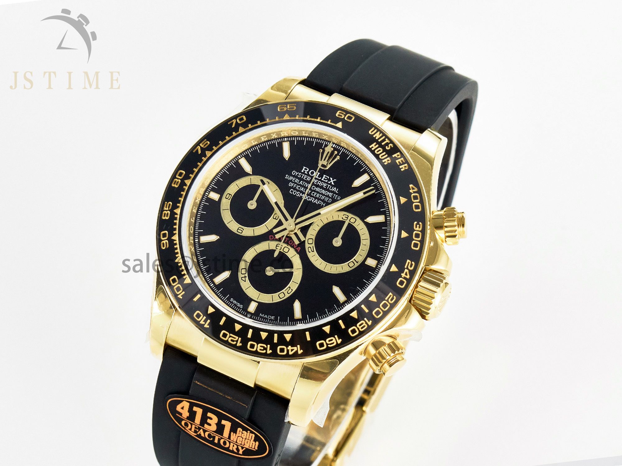 Daytona 126518 QF 1:1 Best Edition Black Dial on Oysterflex Strap SH4131 V6（Gain Weight）