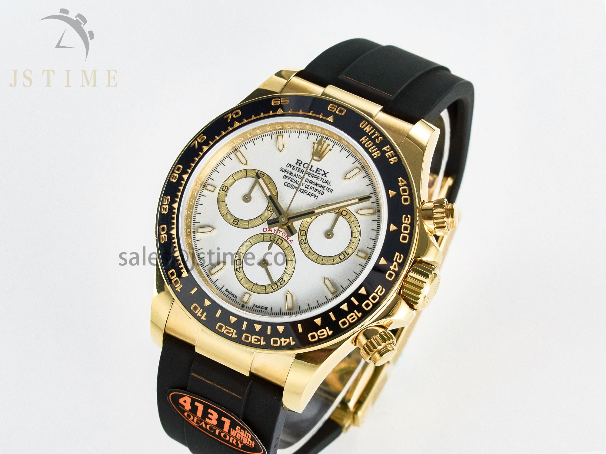 Daytona 126518 QF 1:1 Best Edition White Dial on Oysterflex Strap SH4131 V6（Gain Weight）