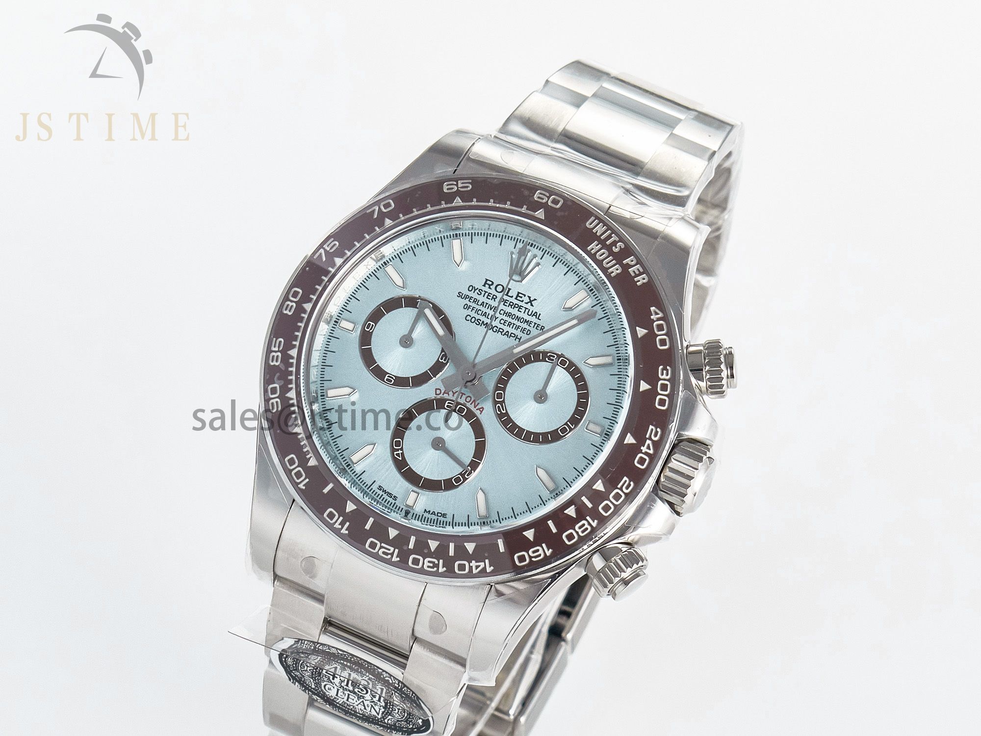 Daytona 126506 Clean 1:1 Best Edition 904L Steel Ice Blue Dial Lume Markers on SS Braclet SH4131