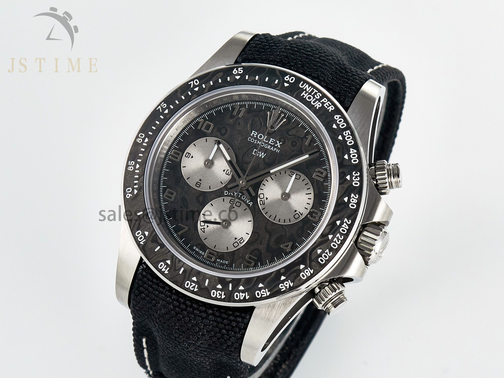 Daytona EXCEPTIONAL-1 DIWF Best Edition Gray Dial on Black Nylon Strap SH4130