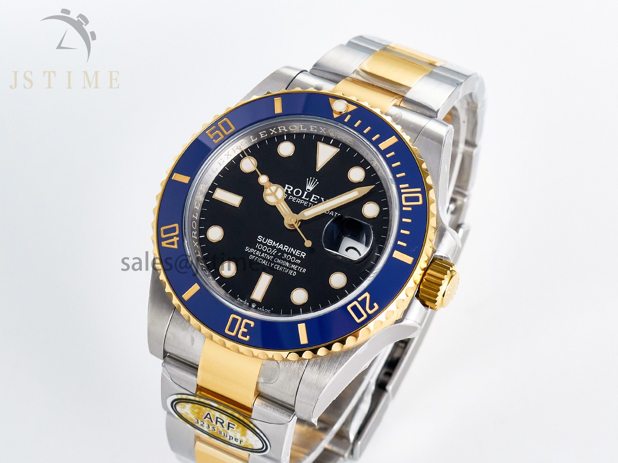 Submariner 126613 LB Blue Ceramic ARF 1:1 Best Edition 904L SS Case and Bracelet SH3235