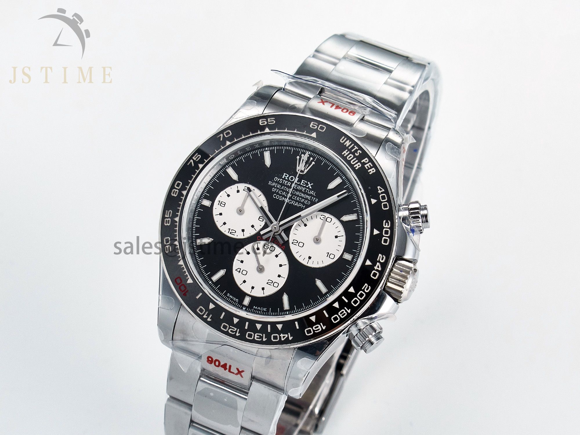 Daytona 126529 QF 1:1 Best Edition Black Dial Steel 904L on SS Bracelet V8 QF4132