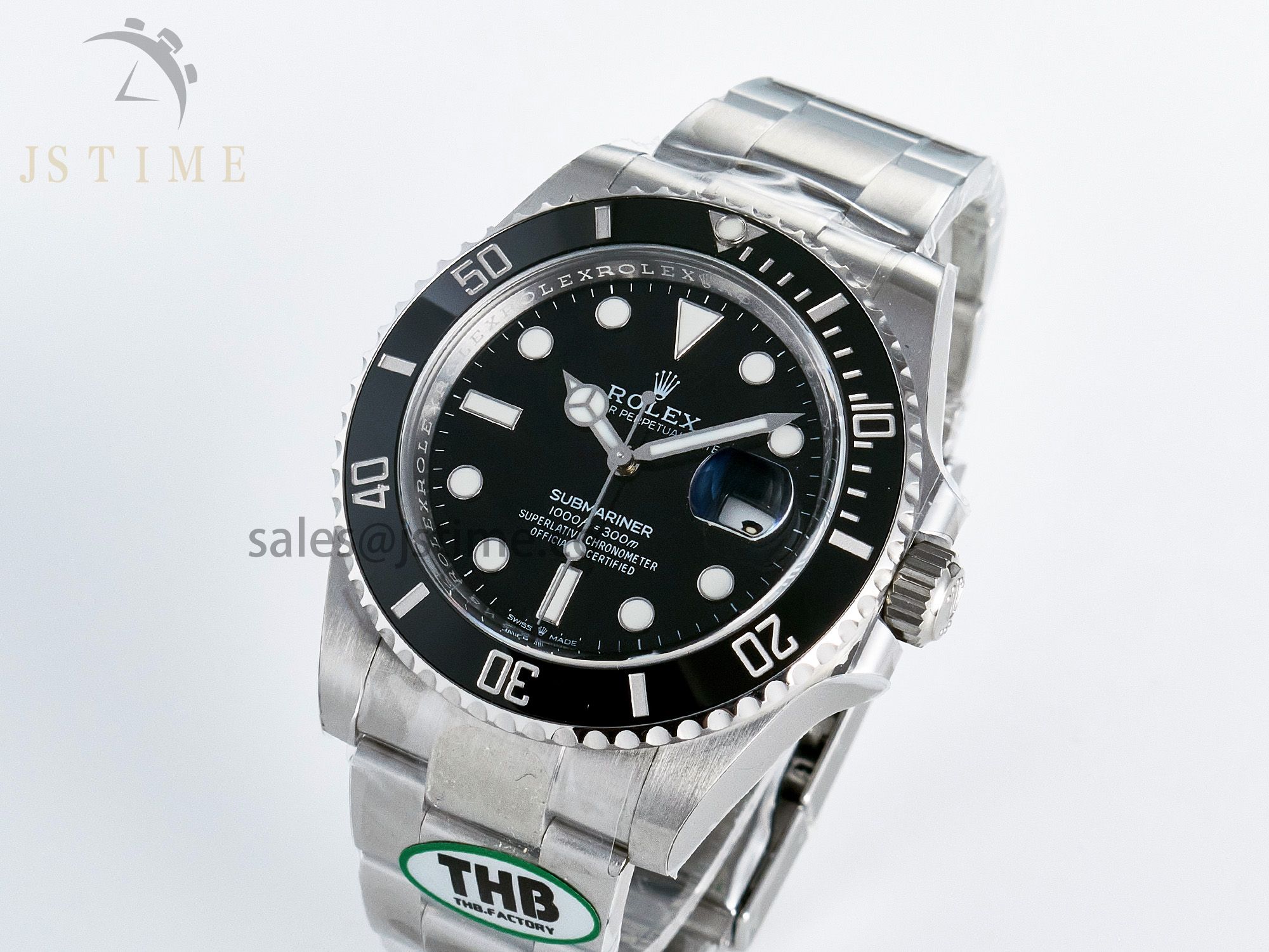 Submariner 126610 LN 904L SS THBF 1:1 Best Edition Black Dial On 904L SS Bracelet SH3235