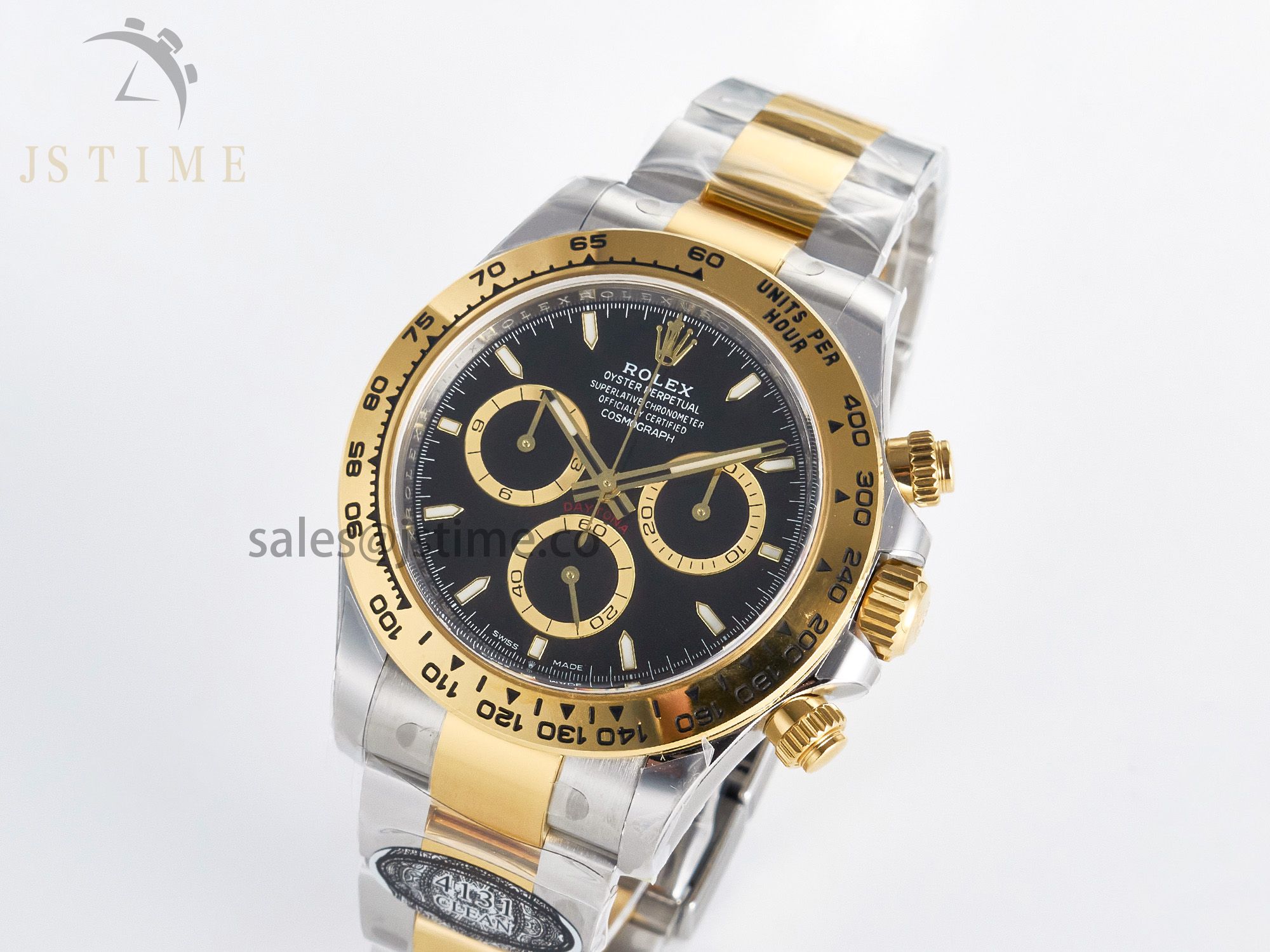 Daytona 126503 Clean 1:1 Best Edition 904L Black Dial on SS/YG Bracelet Super Clone DD4131