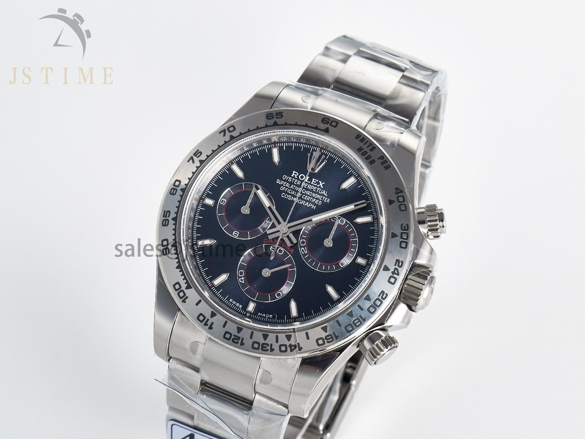 Daytona 126509 SS APSF 1:1 Best Edition Blue Dial Stick Markers on 904L SS Bracelet SH4131