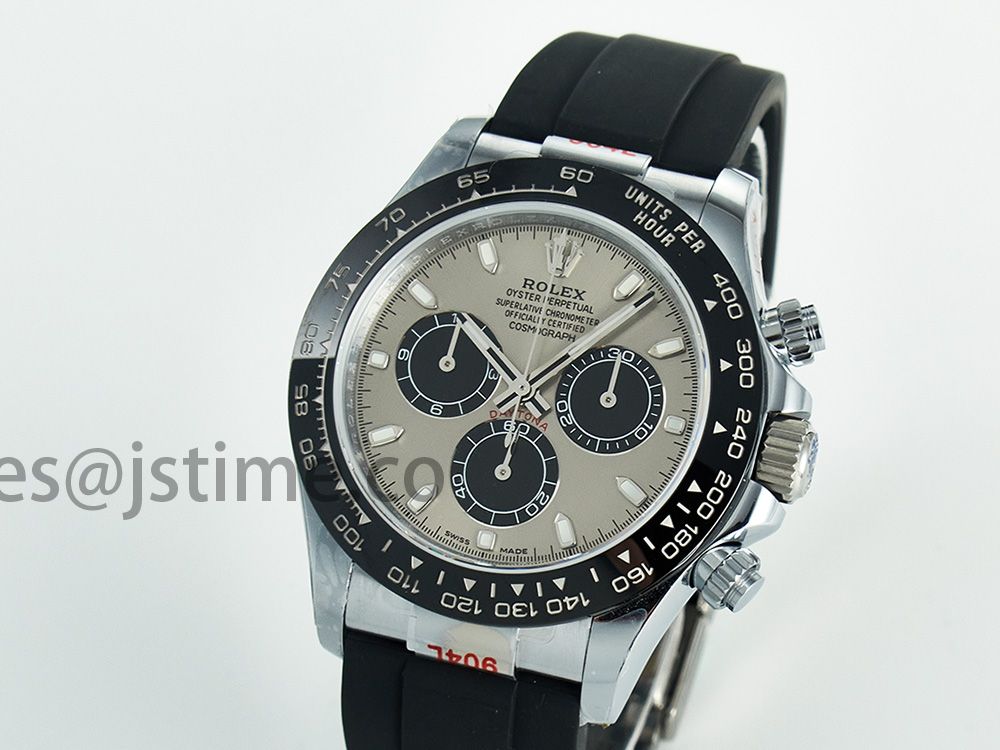 Daytona 116519 QF 1:1 Best Edition Grey/Black Dial on Oysterflex Strap SH4130 V11（Gain Weight）
